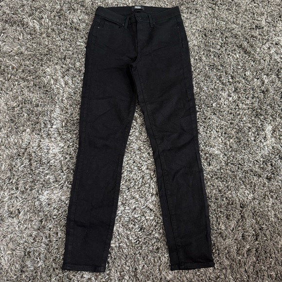 Paige Hoxton Ankle Skinny Jeans in Black, Size 26 - Picture 1 of 5